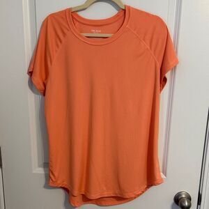 Tek Gear Women's Orange Short Sleeve Top